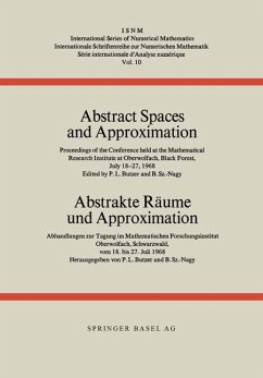 Abstract Spaces and Approximation / Abstrakte Räume und Approximation