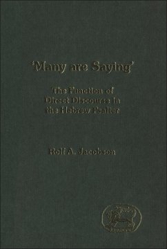 Many Are Saying (eBook, PDF) - Jacobsen, Rolf A.