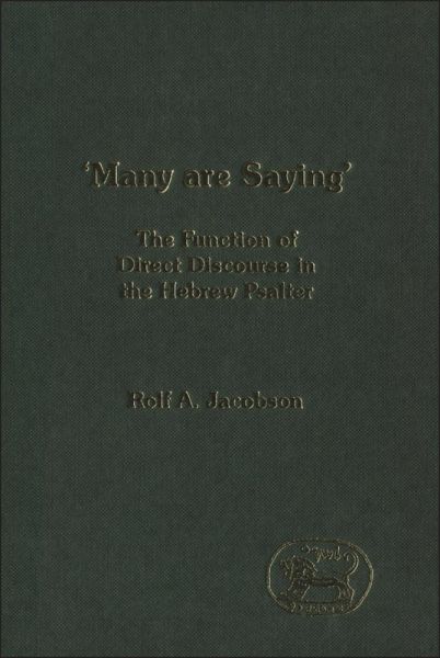 Many Are Saying (eBook, PDF)