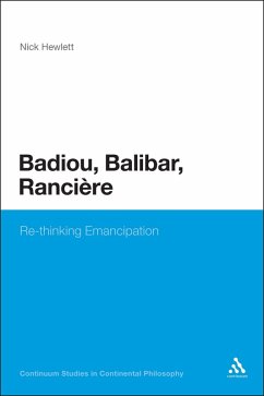 Cover Badiou, Balibar, Ranciere (eBook, PDF)