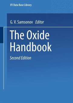 The Oxide Handbook - Samsonov, G.
