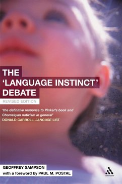 Cover The 'Language Instinct' Debate (eBook, PDF)