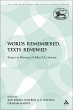 Words Remembered, Texts Renewed (eBook,... - Bild 1