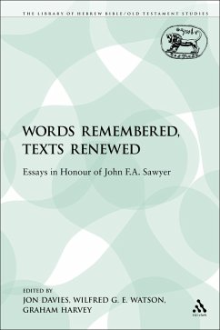 Cover Words Remembered, Texts Renewed (eBook, PDF)