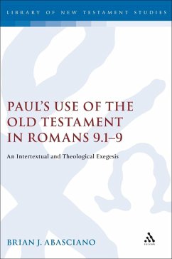 Cover Paul's Use of the Old Testament in Romans 9.1-9 (eBook, PDF)