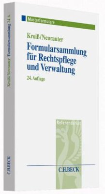 Formularsammlung für Rechtspflege und Verwaltung - Böhme, Werner;Fleck, Dieter