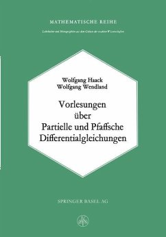 Vorlesungen über Partielle und Pfaffsche Differentialgleichungen - Haack, W.; Wendland