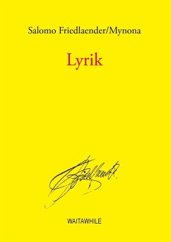Lyrik (eBook, ePUB) - Friedlaender, Salomo
