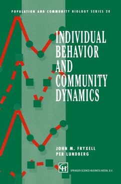 Individual Behavior and Community Dynamics - Fryxell, John M.;Lundberg, Per