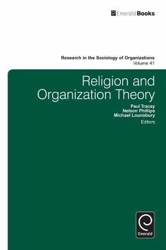 Cover Religion and Organization Theory (eBook, ePUB)