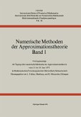 Numerische Methoden der Approximationstheorie Numerische Methoden der Approximationstheorie