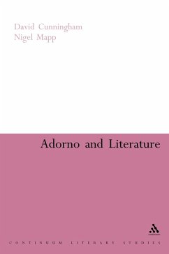 Cover Adorno and Literature (eBook, PDF)