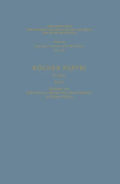 Kölner Papyri - Kramer, Bärbel