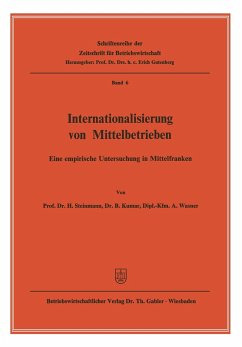 Internationalisierung von Mittelbetrieben - Steinmann, H.; Kumar, B.; Wasner, A.