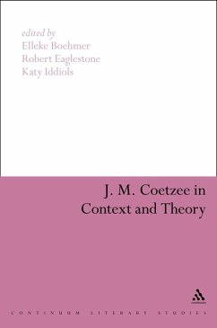 Cover J. M. Coetzee in Context and Theory (eBook, PDF)