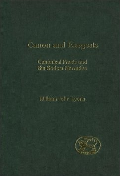 Canon and Exegesis (eBook, PDF) - Lyons, William John