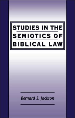 Cover Studies in the Semiotics of Biblical Law (eBook, PDF)