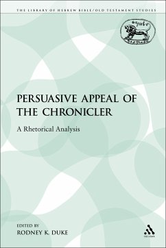 Cover The Persuasive Appeal of the Chronicler (eBook, PDF)