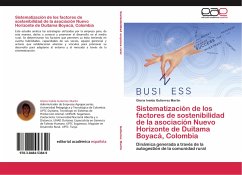 Sistematización de los factores de sostenibilidad de la asociación Nuevo Horizonte de Duitama Boyacá, Colombia