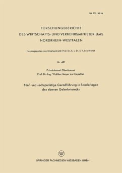 Cover Fünf- und sechspunktige Geradführung in Sonderlagen des ebenen Gelenkvierecks