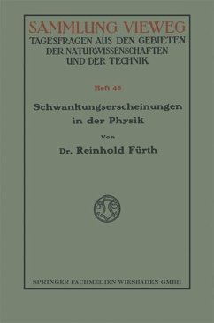 Schwankungserscheinungen in der Physik - Fürth, Reinhold