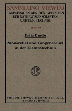 Sinusrelief und Tangensrelief in der Elektrotechnik - Emde, Fritz