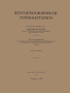Röntgenographische Feinbaustudien - Rinne, Friedrich