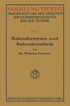 Cover Kalenderwesen und Kalenderreform