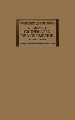 Grundlagen der Geometrie - Hilbert, David