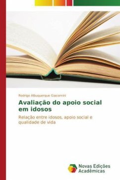 Avaliação do apoio social em idosos - Albuquerque Giacomini, Rodrigo