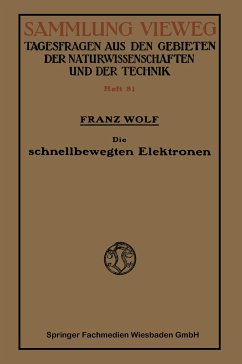 Die schnellbewegten Elektronen - Wolf, Franz