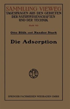 Die Adsorption - Blüh, Otto