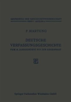 Deutsche Verfassungsgeschichte vom 15. Jahrhundert bis zur Gegenwart - Hartung, Fritz