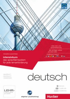 Intensivkurs, DVD-ROM m. 2 Audio-CDs u. 2 Textbücher / Deutsch - Interaktive Sprachreise