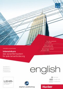 Intensivkurs, DVD-ROM m. 3 Audio-CDs u. 2 Textbücher / English - Interaktive Sprachreise