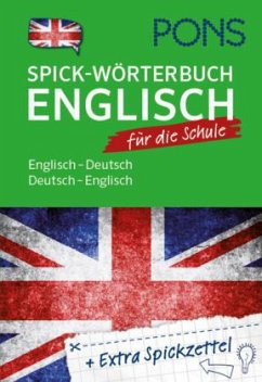 Cover PONS Spick-Wörterbuch für die Schule Englisch