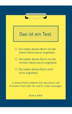 Das Testbuch - Krogerus, Mikael;Tschäppeler, Roman