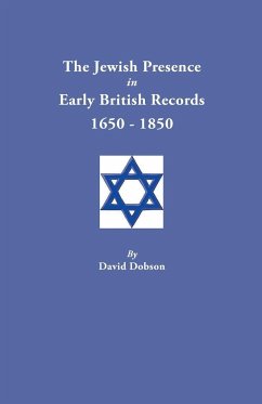 Jewish Presence in Early British Records, 1650-1850
