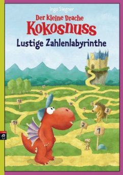 Cover Der kleine Drache Kokosnuss - Lustige Zahlen-Labyrinthe