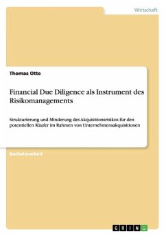 Financial Due Diligence als Instrument des Risikomanagements - Otte, Thomas