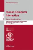 Human-Computer Interaction. Theories, Methods, and Tools