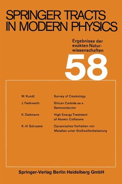 Springer Tracts in Modern Physics - Kundt, W.;Feitknecht, J.;Dettmann, K.