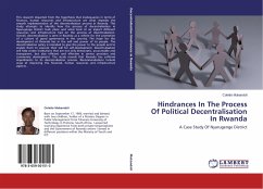 Hindrances In The Process Of Political Decentralisation In Rwanda