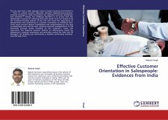 Effective Customer Orientation in Salespeople: Evidences from India