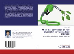 Microbial conversion of raw glycerol in to value added products
