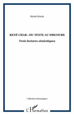 Cover Rene Char : du texte au discours (eBook, PDF)