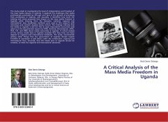 A Critical Analysis of the Mass Media Freedom in Uganda - Odongo, Bob Denis