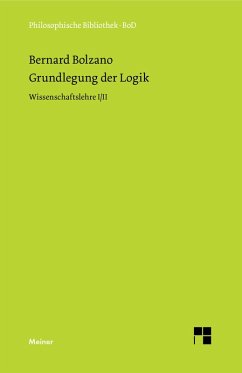 Grundlegung der Logik (eBook, PDF) - Bolzano, Bernard