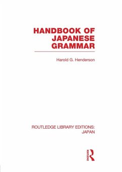 Cover Handbook of Japanese Grammar (eBook, ePUB)