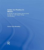 Index to Poetry in Music (eBook, ePUB) Index to Poetry in Music (eBook, ePUB)